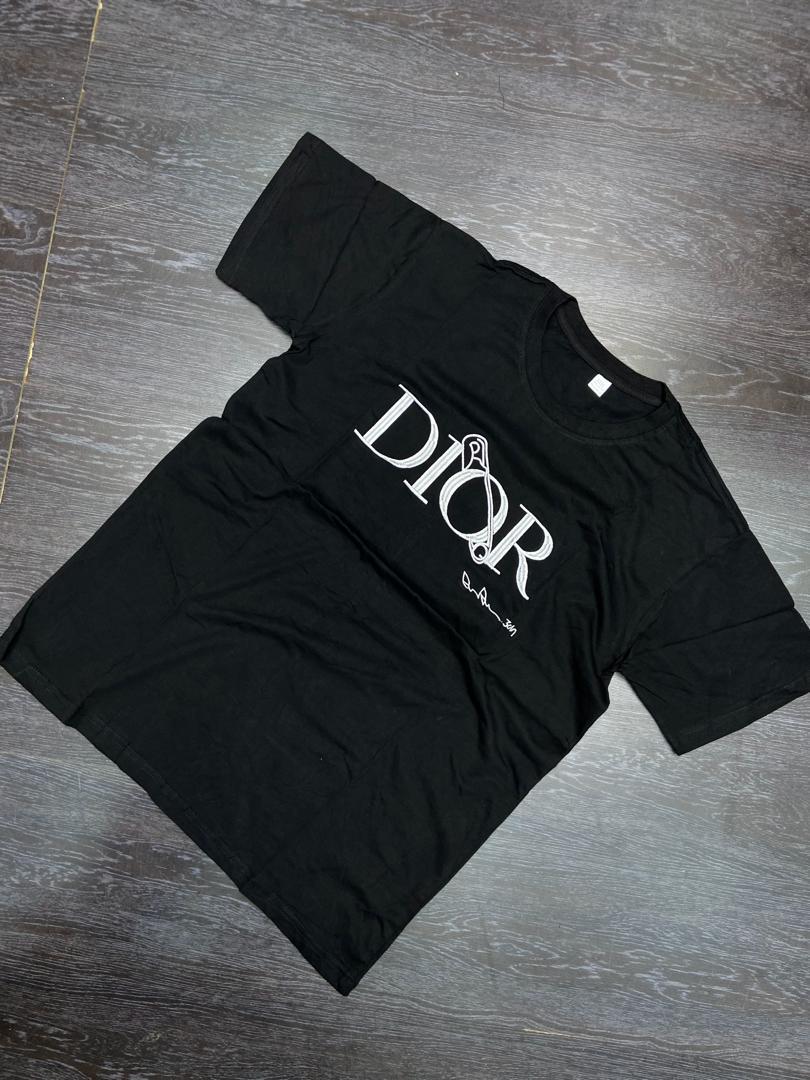 mens black dior t shirt