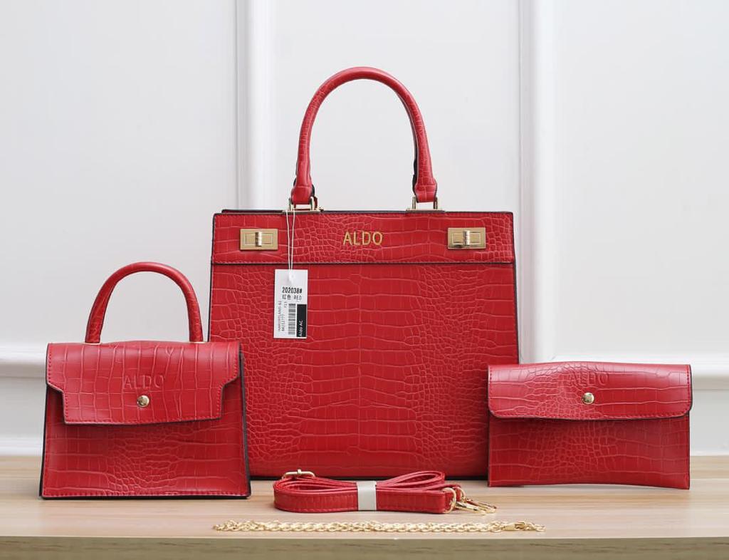 Aldo Women's Handbag (Medium Red) (Piece 1) : Amazon.in: Clothing &  Accessories